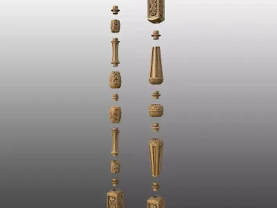 Balusters 01 3D print model