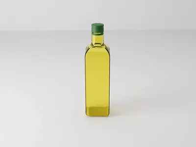 Oil bottle for home kitchen and indoor decoration  3D model