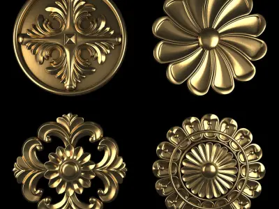 Rosettes 11 3D model