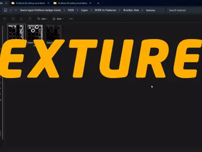Brooklyn Nets logo - Cinematic - 3D print 3D model