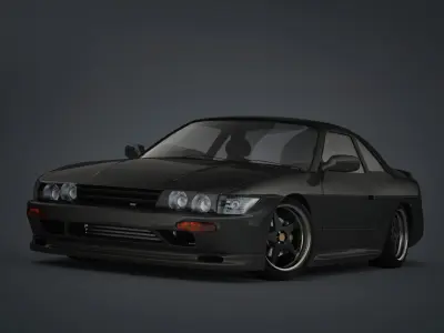 Nissan Silvia S13 1994 3D model