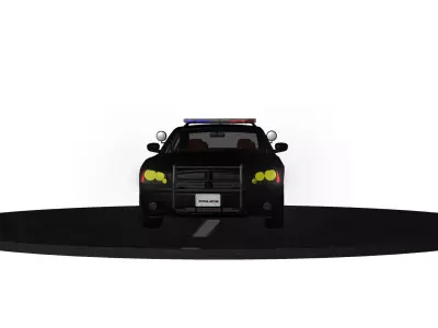  police car  3D model