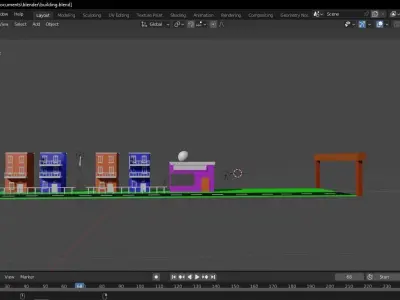 building of goa 3D model