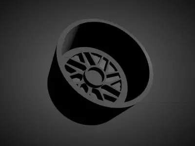 Leon Hardiritt Geist scalable and Printable rim 3D print model
