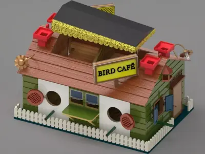 Bird House 3D print model