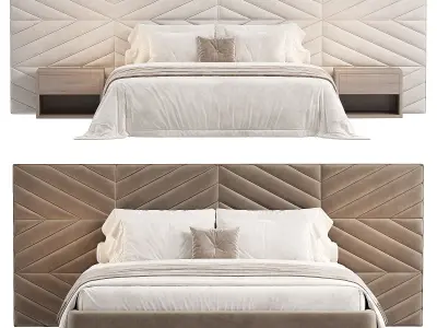 Colorado Bed Low-poly 3D model