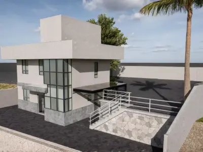 2 Storey Residential House  3D model