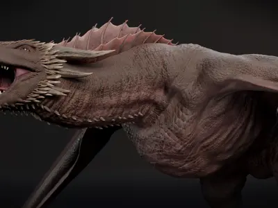 Game of Thrones Dragon -  3D model