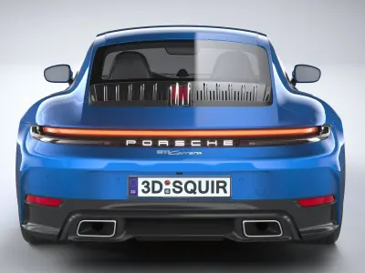 Porsche 911 Carrera 2025 3D model