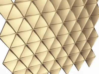3D Wall Panel 010 Low-poly 3D model