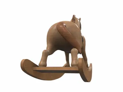 Rocking horse 6 3D model