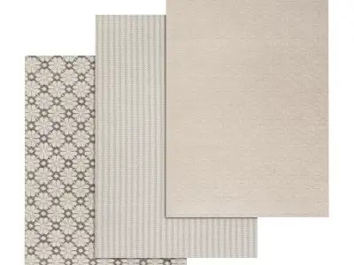 Rug Set 2173 3D model