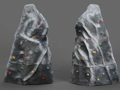 Playground Climbing Tower PBR 3D model
