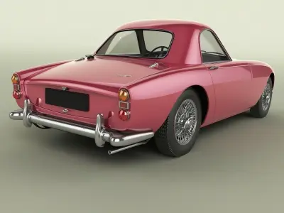 Morgan Plus 4 Plus coupe 3D model