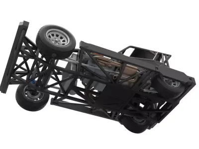 New Zealand Superstock car Base Version 4 Scale 1 to 25 3D print model