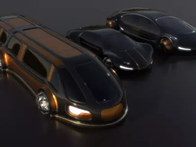 Future Cars 202 3D model