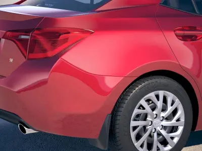 Toyota Corolla USA 2017 3D model