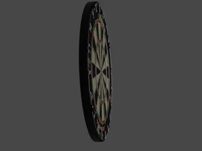 Dartboard 3D model dart board 3D model