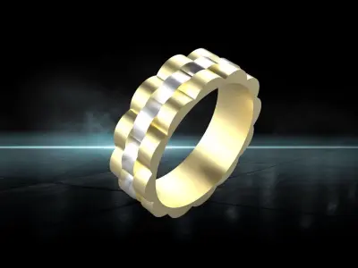 Wedding Ring 3d Model 3D print model