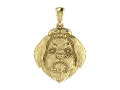 Shih Tzu Pendant 3D print model