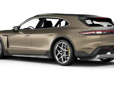 Porsche Taycan Turbo S Cross Turismo 2021 3D model