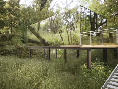 Mirror House - Design in Rivet - Render in Twinmotion 3D model