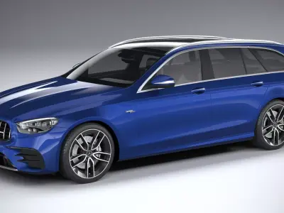 Mercedes E53 AMG Estate 2021 3D model