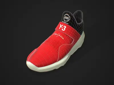  Adidas Y-3 Suberou PBR Low-poly 3D model