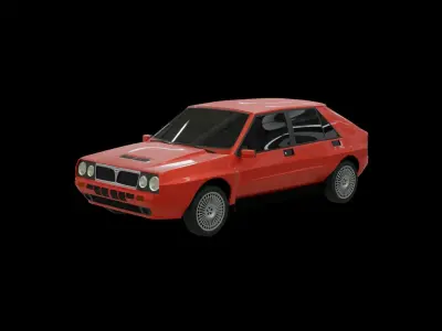 Lancia Delta Integrale 3D model