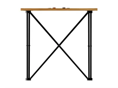 Carrom Board Table Game 3D model