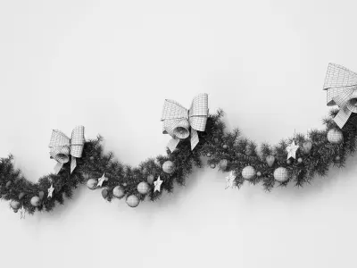 Christmas Garland  3D model