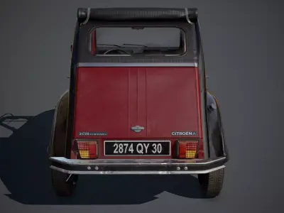 Citroen 2CV Free 3D model