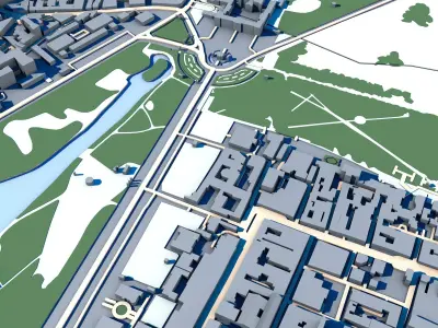 Queen Victoria Memorial Buckingham Palace Monument 3D model