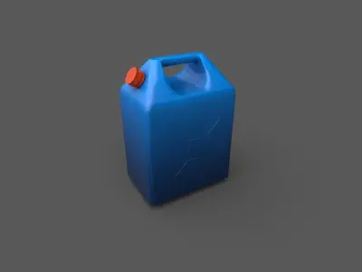 Low Poly Canister Pack Collection Low-poly 3D model