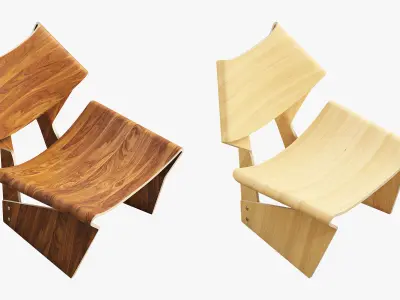 Grete Jalk chair 3D model