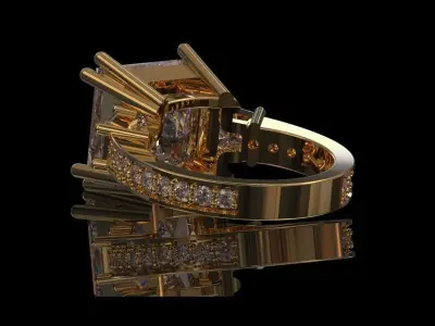 Show Ring Free 3D model
