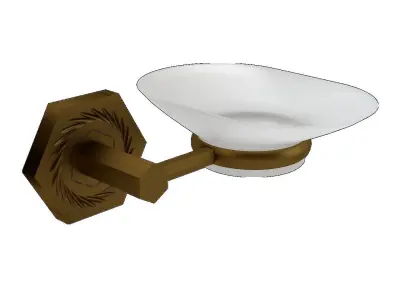 Orchid Spike Soap Dish 3D model