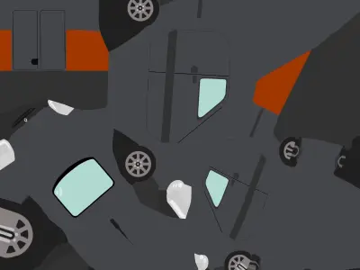 Low poly Renault Kangoo Comfort Low-poly 3D model