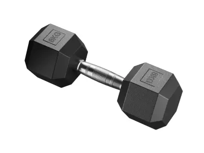 8 Kg Dumbbell 3D model