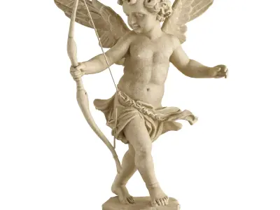 arrow angle statue 3D model