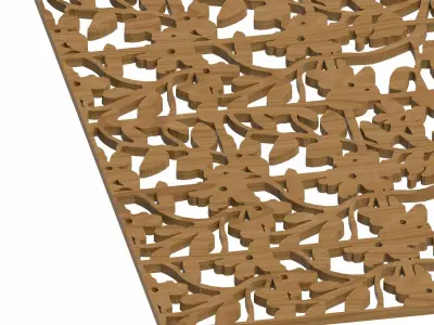 Decorative panel STL 3D model 36