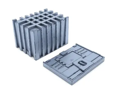 Yavin Cargo Container 1-6 scale Hottoys Free 3D print model