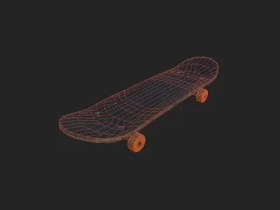 Skateboards Pack Low-poly 3D model