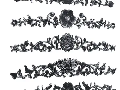 21 Ornaments Pack Vol 02 3D Model Collection