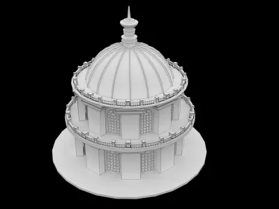 Modern  Dome Structure 3D model