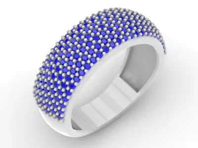 Jewelry Diamond Ring Model RG39 Free 3D print model