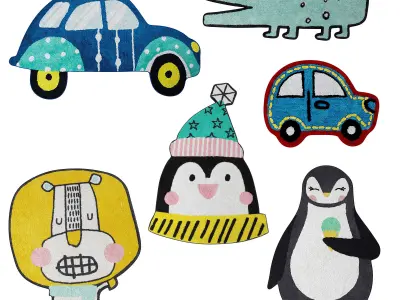 Children carpets 1 3D model