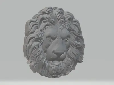 Lion Pendant 3D print model