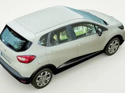 Renault Captur 2015 Low-poly 3D model