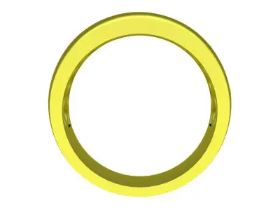 4864 luxury diamond women band ring 3D print model